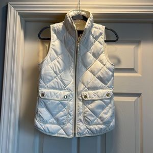 EUC J.Crew Ivory Vest